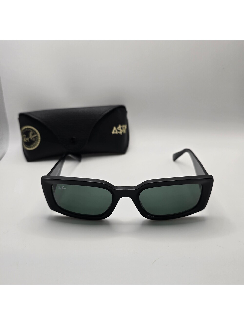Ray-Ban Kiliane Bio-Based Black Rectangular Sunglasses